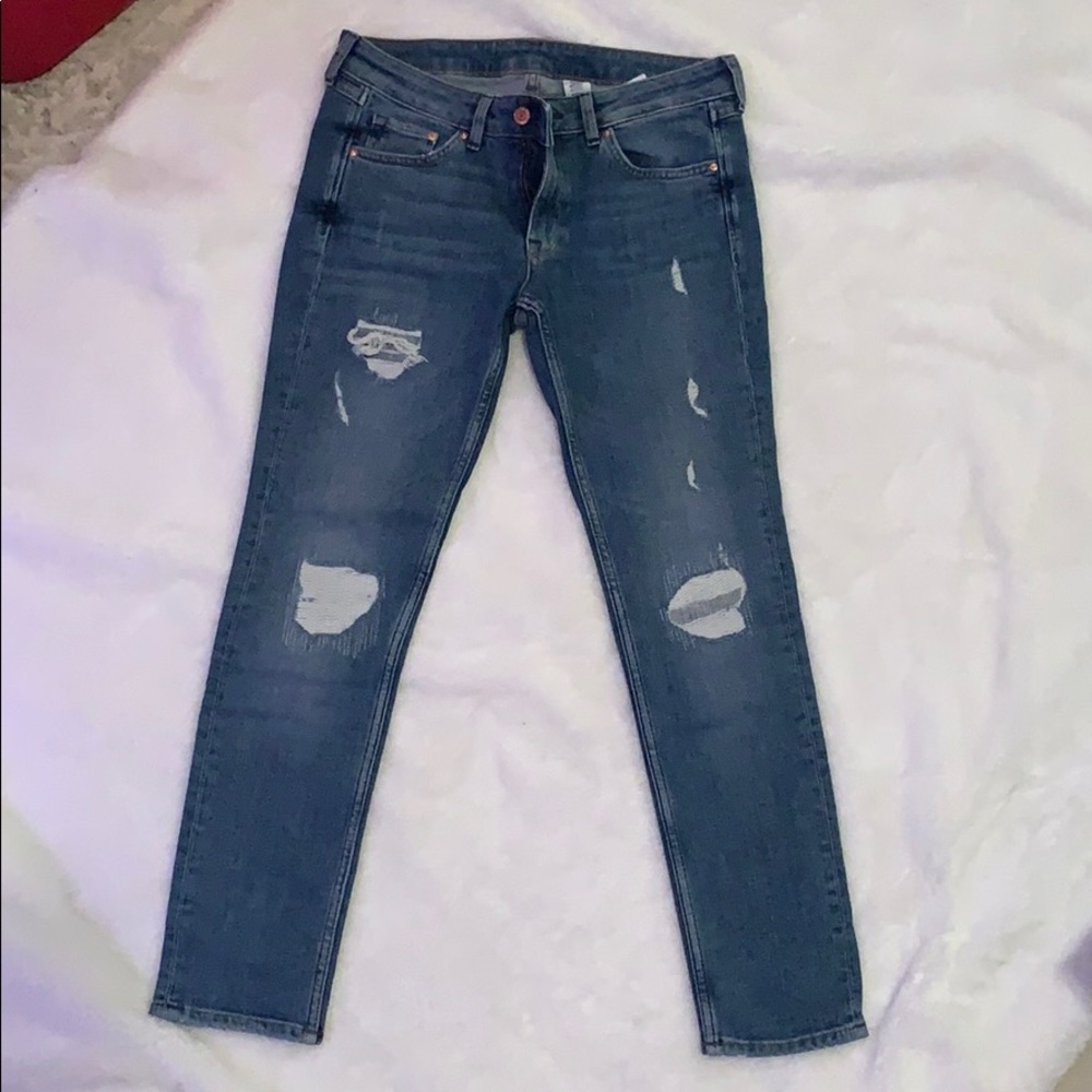 H&M ripped jeans